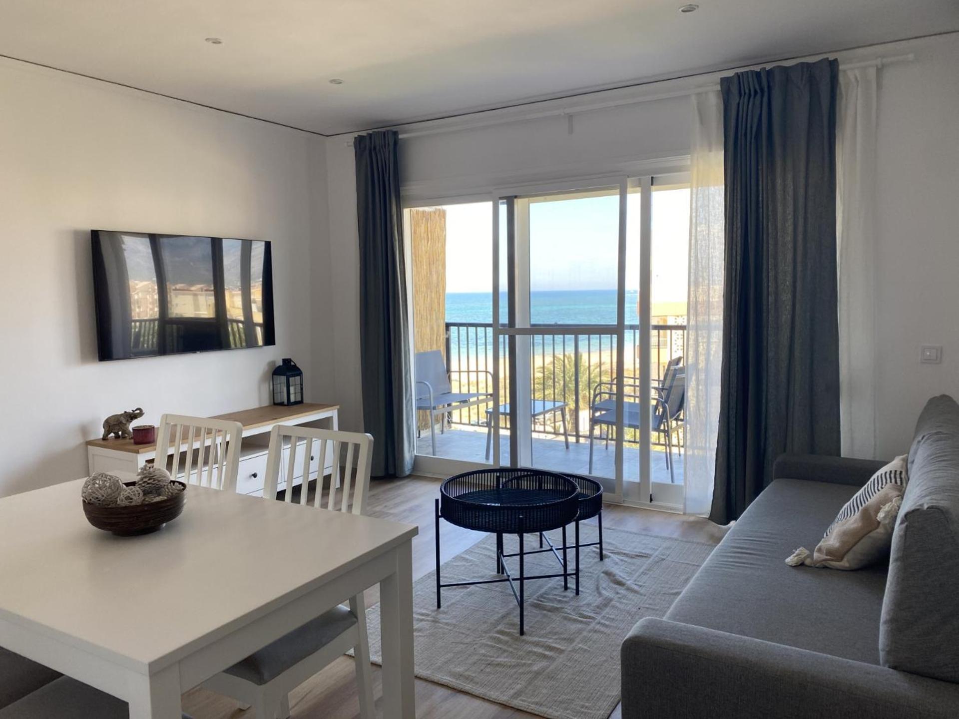 Piso Nuevo Primera Linea A Pie De Playa Dénia Exterior foto